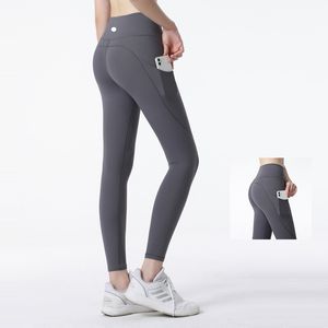 LL Women Yoga Align Leggings Push Fitness Soft Vita alta Senza cuciture Hip Lift Legging elastico Pantaloni da jogging casual CK619