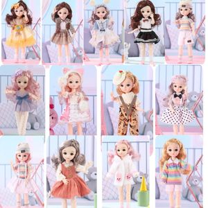 Dolls Large Doll Girl Princess Toy 30cm Bjd 12 Moveable Joints 1 6 Girl s Dress with DIY Clothes Shoes Toys for Girls Gifts 231117