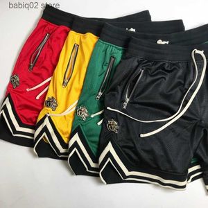 Męskie szorty nowe męskie szorty Hip Hop Streetwear Męskie siłownię fitness Krótkie spodnie Joggers Sportswear Bottoms kulturystyka Homme Shorts T230414