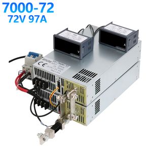 HONGPOE 7000W 72V Power Supply 0-72V Adjustable Power 72VDC AC-DC 0-5V Analog Signal Control SE-7000-72 Power Transformer 72V 97A 110VAC/220VAC Input