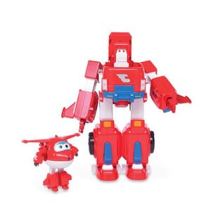 Freeshipping Super Wings Stora Space Adventure Engineering Vehicle Toy Set med mini robot Moverble Puppet Toy for Children Gifts GPHDI