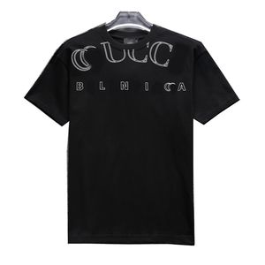 Designer T-shirt da uomo in bianco e nero moda classica stampa alfabeto marchio di lusso 100% cotone traspirante slim casual da uomo street uomo e donna stesso modello 3xl # 99
