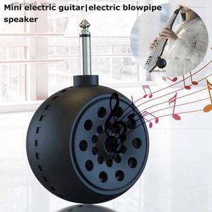 Alto-falantes de telefone celular Mini alto-falante Bluetooth Caixa de som de música sem fio Alto-falante portátil com adaptador de 6,35 mm para guitarra elétrica Maçarico elétrico Q231117