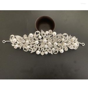 Haarspangen Mode Schmetterling Perle Kristall Stil Frauen Lange Kamm Dame Hochzeit Schmuck Braut Headwear Zubehör Kleid