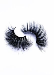 25mm mink fransar 100 handgjorda naturliga tjocka ögonfransar wispy makeup förlängningsverktyg 3d mink hårvolym mjuk falska ögonfransar9049343