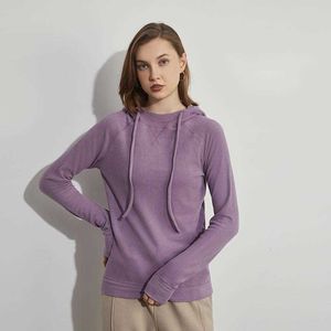 Moletom com capuz feminino suéter feminino outono e inverno novo casaco top fashion casual solto confortável ácido hialurônico febre alemanha veludo com capuz 1s