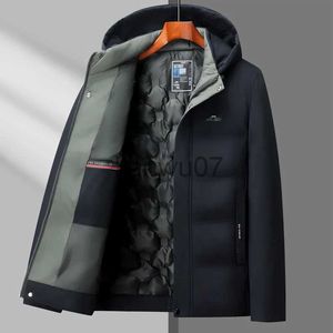 Parkas masculinas clássicas, casaco de inverno com capuz, quente, jaqueta de outono, parka de algodão, casual, parka espessada masculina, novo, 2023 j231117