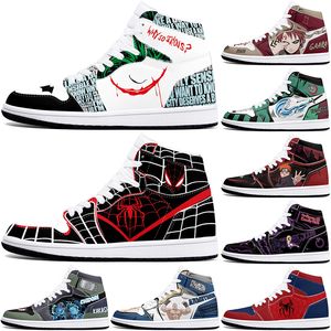 Classici fai da te scarpe personalizzate scarpe sportive da basket 1s uomo donna antiscivolo anime cool moda personalizzata figura sneakers 36-48 322946