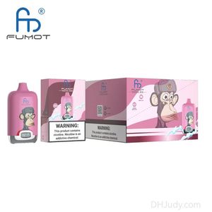 Горячая продажа Fumot Digital box 12000Puffs, одноразовый вейп 20 мл, 16 вкусов, сетчатая катушка, перезаряжаемая 500 мАч, индикатор масла, индикатор мощности, 0%, 2%, 3%, 5% никотина на выбор.