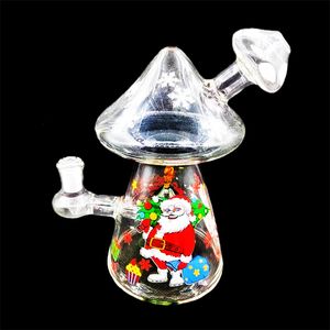 Huvudglas Bongs Hookah/Glass Bong Christmas Tree Mushroom Water Pipe