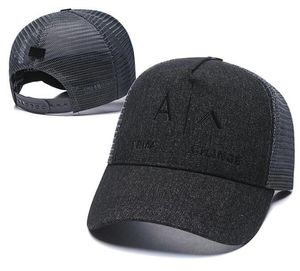 AX Casquette berretto da baseball Cappellini firmati di marca cappello di lusso unisex estate casual Berretto da baseball Fascia regolabile Solid Lettera cappello da cowboy da cowboy A17