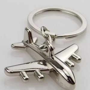 Creative Mini Air Plane Metal Alloy Keychains Keyring Christmas Birthday Wedding Party Gift Favor 3D Pendant