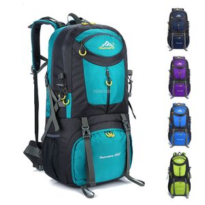 Backpack 40 50 60L Outdoor Backpack Durable Hiking Trekking Mountaineering Bags Waterproof Camping Climbing Fishing Hunting Backpacks 230418