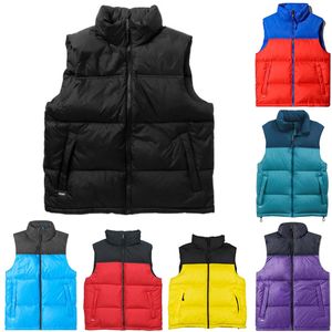 Donsparka's voor heren Mode herenvest Katoenen vest Ontwerpen Heren en dames Geen mouwloos jack Zwart Puffer Herfst Winter Casual jassen Vesten Warme jas