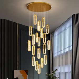 Decorazioni moderne in cristallo luci a sospensione lampade a sospensione per soggiorno Lampadario a led per sala da pranzo illuminazione a sospensione per interni