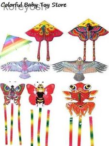 Akcesoria latawców Eagle latawiec pszczoła złota motyl latawiec lat latanie latawce Windsock Outdoor Toys Garden Toys for Kids Prezent231118