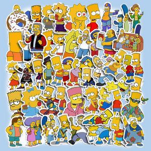 Simpson Anime Peripheral Sticker Water Cup Decoration Wall Decoration High Quality