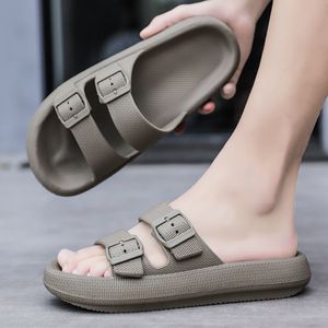 Slippers Summer Men Massage Clogs Casual Indoor Home Slides Bathroom Outdoor Flip Flops Quick Dry Beach Sandals Loafers 230417