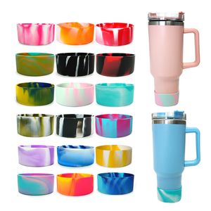 Silikon Kılıf Kapağı Koruyucu Coaster Kauçuk Alt Silikon Önyükleme Kolu 40oz Tumbler Aksesuarları İçin Slip Anti-Slip Alt Kılıf Kapağı