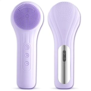 Rengöringsverktygstillbehör Sonic Waterproect Cleansing Brush For Män Kvinnor Uppladdningsbar Exfolierande Electric Face Scrubber Cleanser 231118