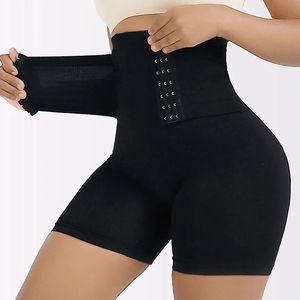 Midja mage Shaper Formewear for Women Control Body Shorts Butt Lifter trosor Hög midja underkläder bantning 2 färger 231117