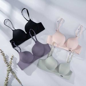 Reggiseni Sexy Reggiseni Deep U per le donne Push Up Lingerie Senza cuciture Bralette senza fili Moda Confortevole Reggiseno Biancheria intima femminile Intimo P230417