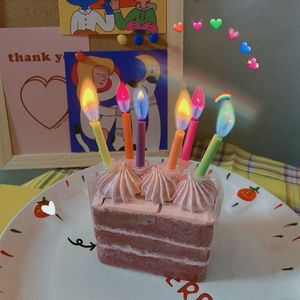 香りのキャンドルかわいい誕生日キャンドルインシングカップケーキキャンドルケーキクリエイティブパーティーキャンドルウェディングキャンドルパーティー装飾Z0418のための誕生日キャンドル