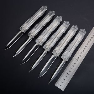 6 Modeller Şeffaf Versiyon Mikro Teknik Otomatik Bıçak 3.14 