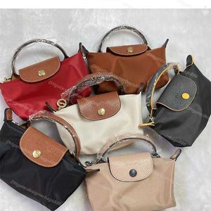 High quality Cheap Store 90% Off Wholesale wallet Handbag High luxury crossbody Version French Mini Dumplings 2024 Single-handle Cognac Leather luxurys handbags