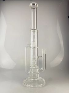 Sigara Boruları Treecycler Bong 3 Sline Percs Inv 4 to Inv 4 18mm eklem 18 inç 44mm genişliğinde Siparişinizi vermeye hoş geldiniz