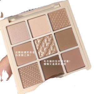 Eye Shadow Europe and the United States low saturation matte earth color milk tea smoke makeup eye shadow board 231117