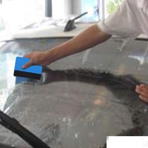 Diğer Araba Işıkları Araba Vinil Film Sarma Araçları Squeegee ile Keçe Yumuşak Duvar Kağıdı Screer Mobil SN Protector Tool Bırak Teslimat A DHVQO