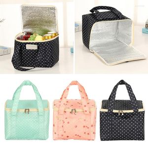 Storage Bags Large Capacity Oxford Cloth Thermal Lunch Portable Insulation Food Container Bento Box Cooler Bag Picnic Travel