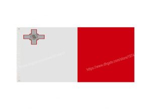 Bandiere di Malta Banner nazionale in poliestere che vola 90 x 150 cm Bandiera da 3,5 piedi in tutto il mondo L'esterno in tutto il mondo può essere personalizzato6102526