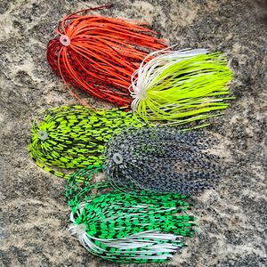 1/5pcsl/ Fishing Lure Elastic Silicone Skirts hole Umbrella skirts Fishing Accessories Spinners Bait Buzzbaits FishingFishing Lures