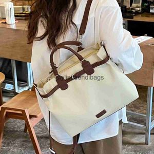 Backpack School Bags Tote Kadınlar 2023 Yeni Fasion Vintage Güzel Sırt Çantaları Büyük Kapasiteli Crossbody BagstylisheenDibags