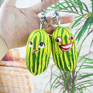 Keychains Girl Fun Toys Funny Keychain Plush Watermelon Strips Voice Sonic Plush Keychain Decompression Toy Talk Plush Toy Christmas Gift Plush Bag Sonic