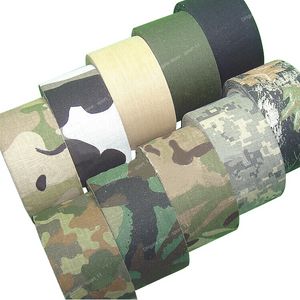 5 m utomhuskanal kamouflageband wrap jakt vattentät lim camo band stealth bandage militär 0,05 m x 5 m /2inchx196inch camping vandringsdoor verktyg sport