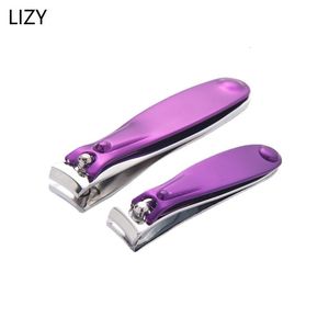 Paznokcie Clippers Lizy Purple Art Stal węglowa nożyczki pedicure Trimmer s skórka manicure krawędź nożyczka nożyczka 230417