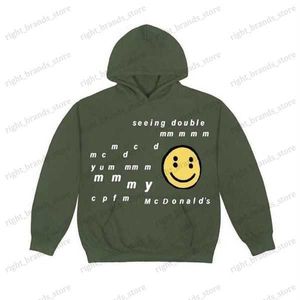 Men's Hoodies Sweatshirts Puff Print Cactus Plant Flea Market Big Mac Special Sauce Hamburger Hoodie Men Women 1 Best Quality CPFM Pullover Hooded T2304181