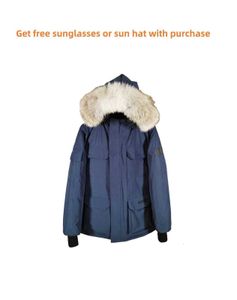 Top Parkas Coats Tasarımcı Erkek Kadınlar Aşağı Kanadalı Kazan Ceketler Veste Homme Kış Jassen Puffer Büyük Kürk Hoodies Dış Giyim Hiver A082 Thicke'ye Polar Ekle