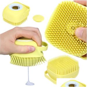 Dog Grooming Bathroom Puppy Dog Grooming Mas Gloves Brush Soft Safety Sile Pet Accessories For Cats Drop Delivery Home Garden Pet Supp Dhwey