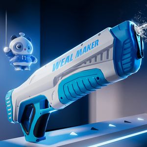 Gun Toys Summer Summer Electric Water Gun Inducting Water absorvendo Hightech Burst Water Gun Beach Praia ao ar livre Fight Toys Gifts 230417