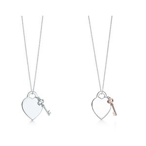 Designer collana tag di pesca singola donna donna in acciaio inossidabile a sospensione gioielli di lusso San Valentino Giorno di Natale all'ingrosso