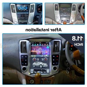 Freeshipping Tesla Style Android 90 Car GPS Navigation for Lexus RX300 RX330 RX350 2004-2007 Head Unit Multimedia Player Auto Tape Rec Akuc