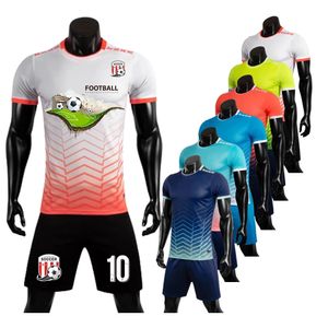 Outdoor T-Shirts 23/24 Adult Kid Soccer Jersey Set Personalized Customized Child Men Team Training Football Uniforms Kit 2 Piece Tracksuit Outfit 231117