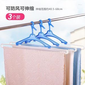 Wieszkniki Wniesione plastikowe ubrania na zewnątrz wieszak 3pcs/los dla dorosłych dziecięcych ręczników suszących ręcznik