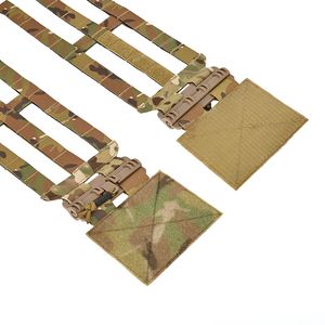 Tactical Skeletal Cummerbund Quick Release Buckle Set Kit 3 Band för JPC 420 419 XPC AirSoft Vest Plate Carrier Montering Rem Jakt AccessoriesHunting