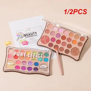 Eye Shadow 12st Milk Tea Plate Color Palette Geotechnical Chromatography System Multicolor Anti Pollution Eye Shadow Cosmetics Fashion Makeup 231117