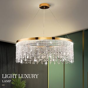 Modern Luxury Chandelier Nordic Design Tassel Lighting Interior Dining Room Living Room Bedroom Hotel Villa High-end Gloss Lamps